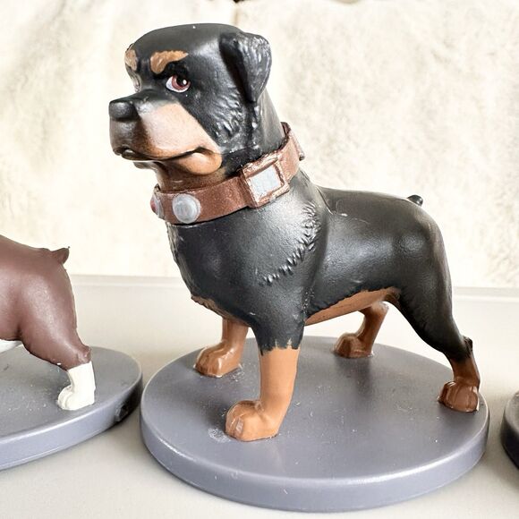 Disney Up Dogs PVC Figures Lot Of 3 Beta Gamma Dug 2.5” Cake Topper Toy Figurine - Picture 3 of 7